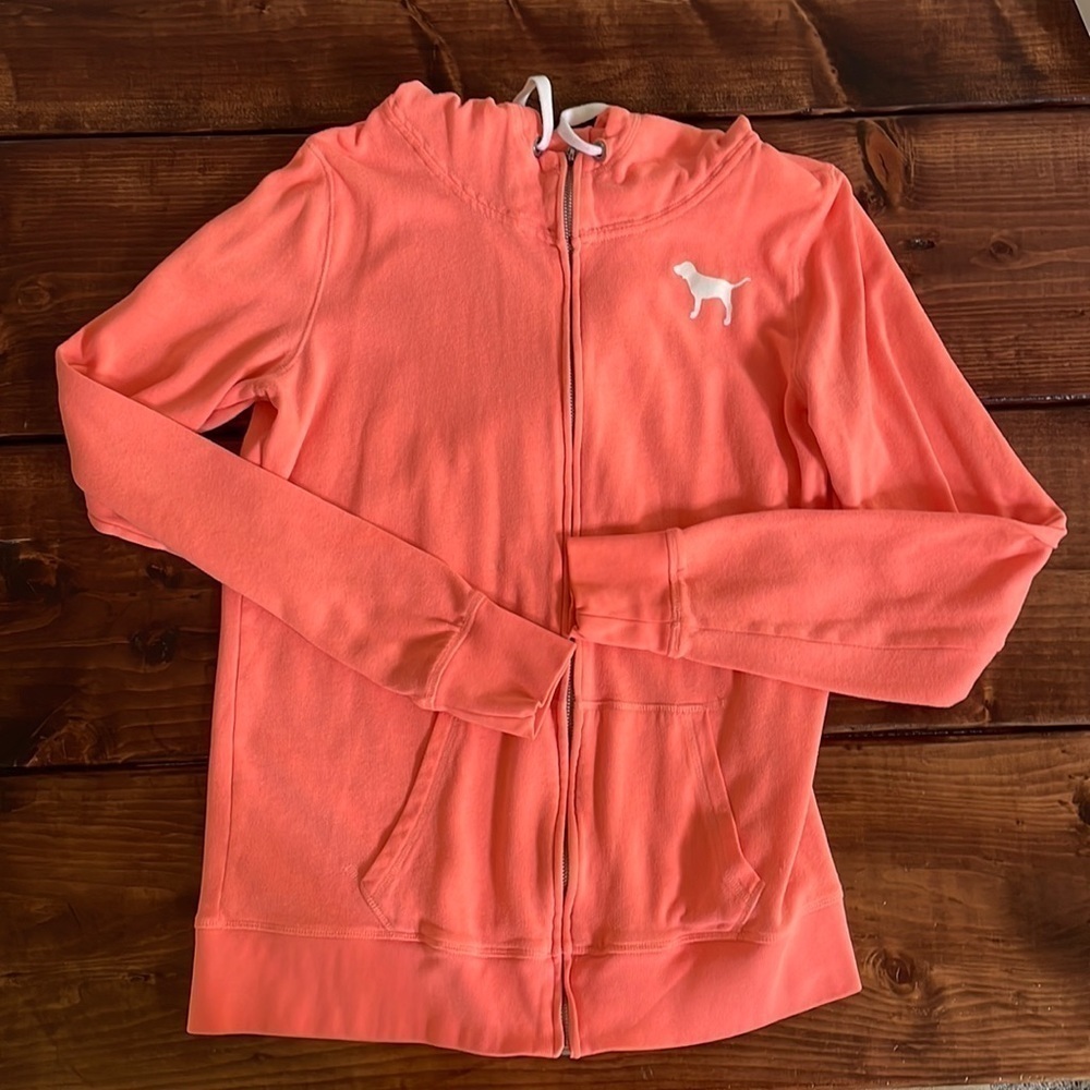 PINK zip up hoodie